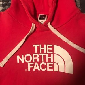 Women’s North face hoodie, XL, Pink